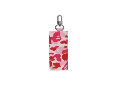 A BATHING APE ABC Camo Key Case "Pink"