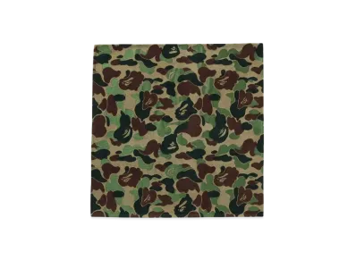 A BATHING APE ABC Camo Rug "Green"