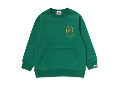 A BATHING APE Ape Rope Crewneck Sweatshirt "Green"