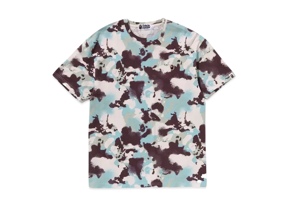 A BATHING APE Map Camo Oversized Tee "Multi"