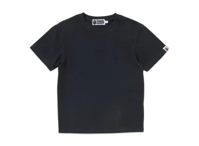 A BATHING APE Pigment Dyed Rib Tee "Black"