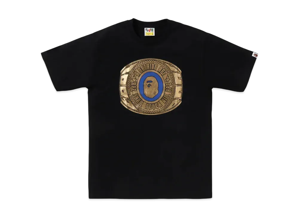 A BATHING APE Foil College Ring Tee BAPEC Special Preorder "Black"