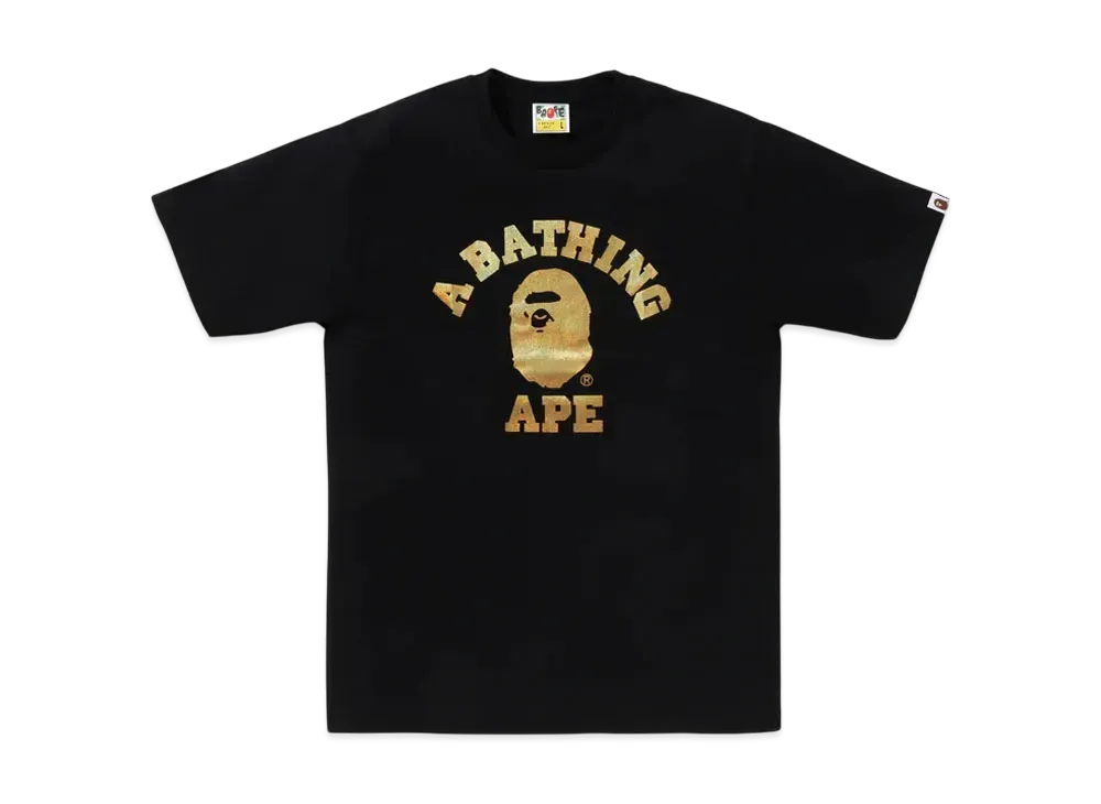 A BATHING APE Foil College Tee BAPEC Special Preorder "Black"