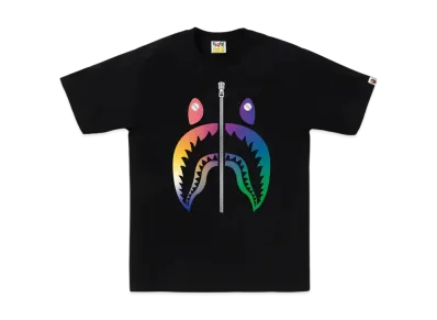 A BATHING APE Gradation Shark Tee BAPEC Special Preorder "Black"