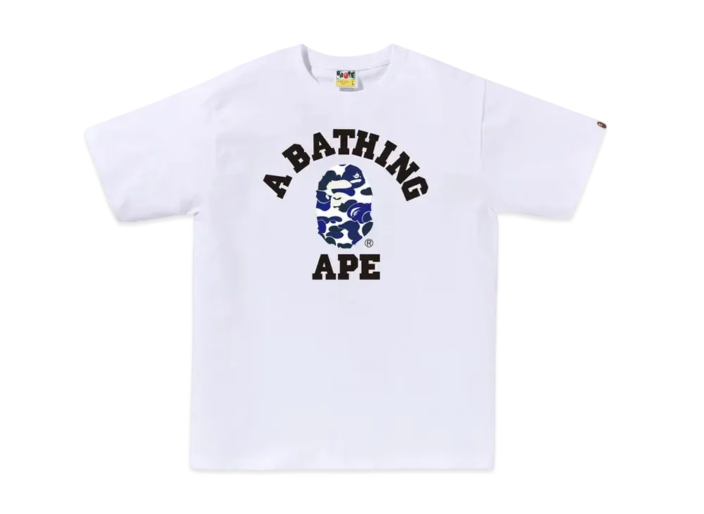A BATHING APE Bape.Com College Tee BAPEC Special Preorder "White"