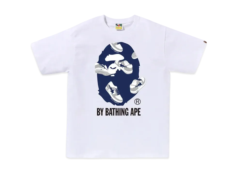 A BATHING APE Random Bape Sta By Bathing Ape Tee BAPEC Special Preorder "White"