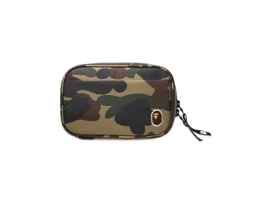A BATHING APE 1St Camo Gadget Pouch "Green"