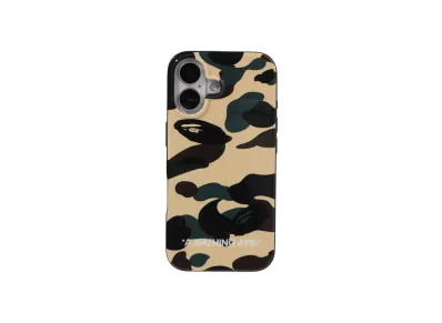 A BATHING APE 1St Camo Iphone 16 Case A BATHING APE 1St Camo Iphone 16 Plus Case "Yellow"