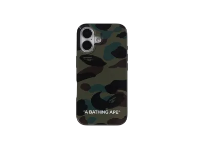 A BATHING APE 1St Camo Iphone 16 Case A BATHING APE 1St Camo Iphone 16 Plus Case "Green"