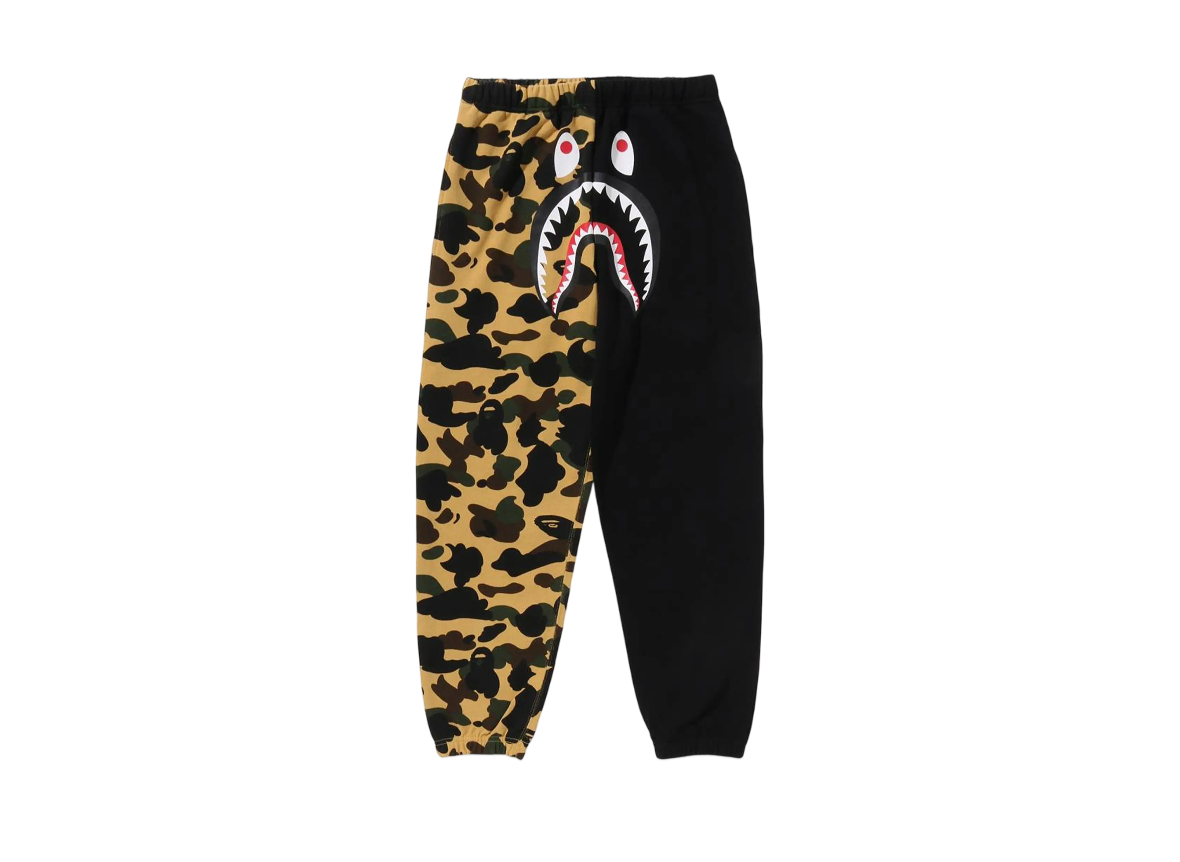 A BATHING APE Bape Ladies 1St Camo Shark Sweat Pants "Black"