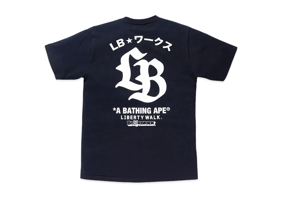 A BATHING APE x Lbwk x Medicom Toy Be R Tee "Black"
