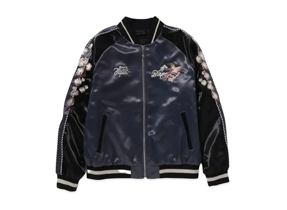 A BATHING APE Black Souvenir Jacket "Black"