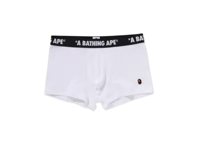 A BATHING APE One Point Trunks "White"