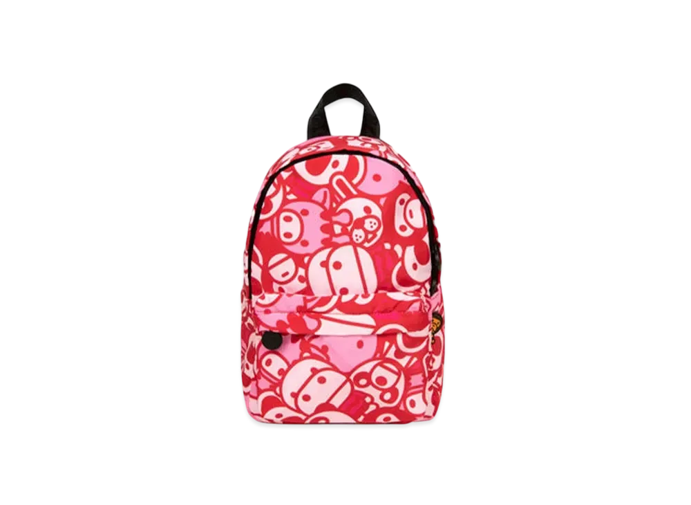 A BATHING APE All Friends Mini Backpack "Pink"