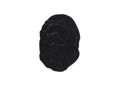 A BATHING APE Embossed Leather Card Case "Black"