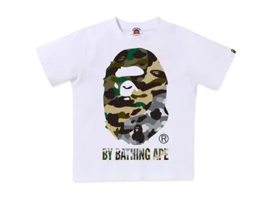 A BATHING APE 1St Camo Crazy By Bathing Ape Tee "White"