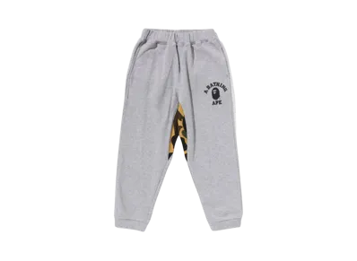 A BATHING APE 1St Camo College Sweat Jogger Pants "Gray"