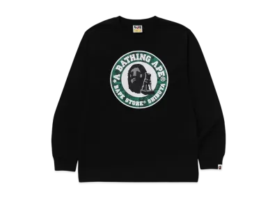 A BATHING APE Shibuya Long Sleeve Tee "Black"