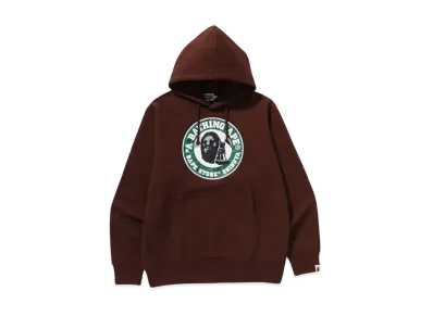 A BATHING APE Shibuya Pullover Hoodie "Brown"