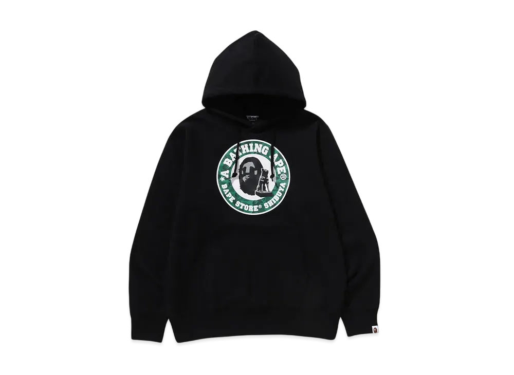 A BATHING APE Shibuya Pullover Hoodie "Black"