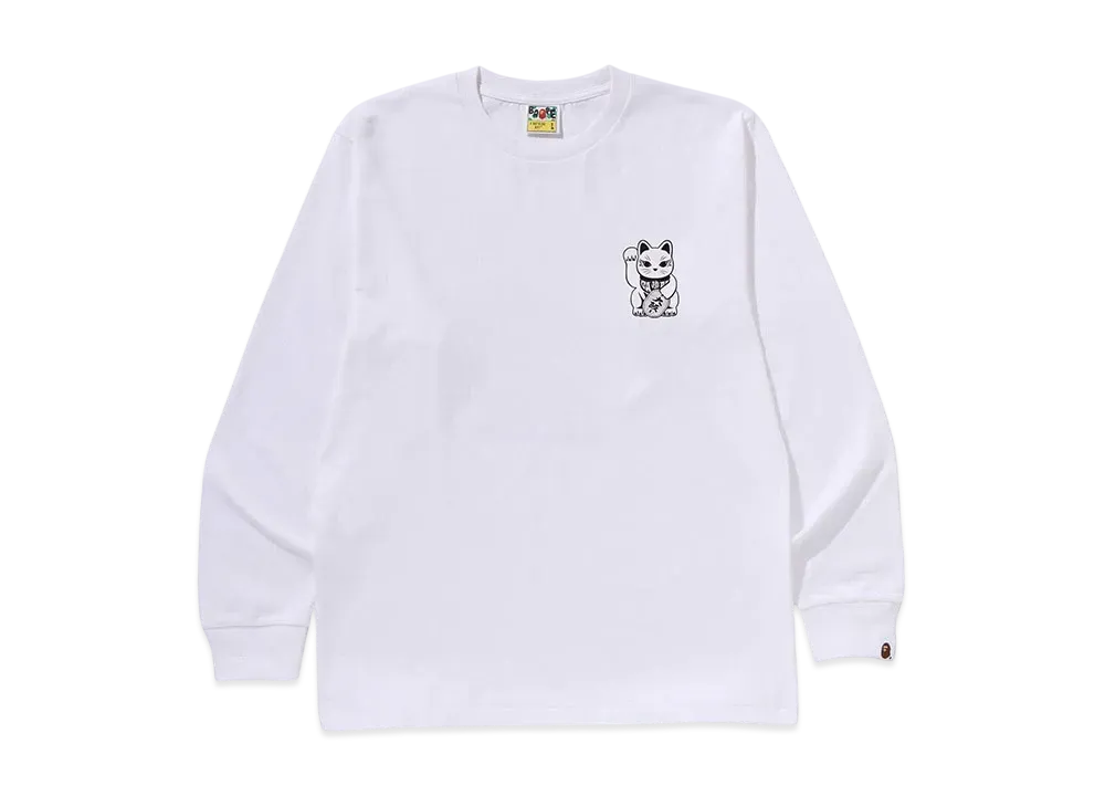 A BATHING APE Osaka Long Sleeve Tee "White"