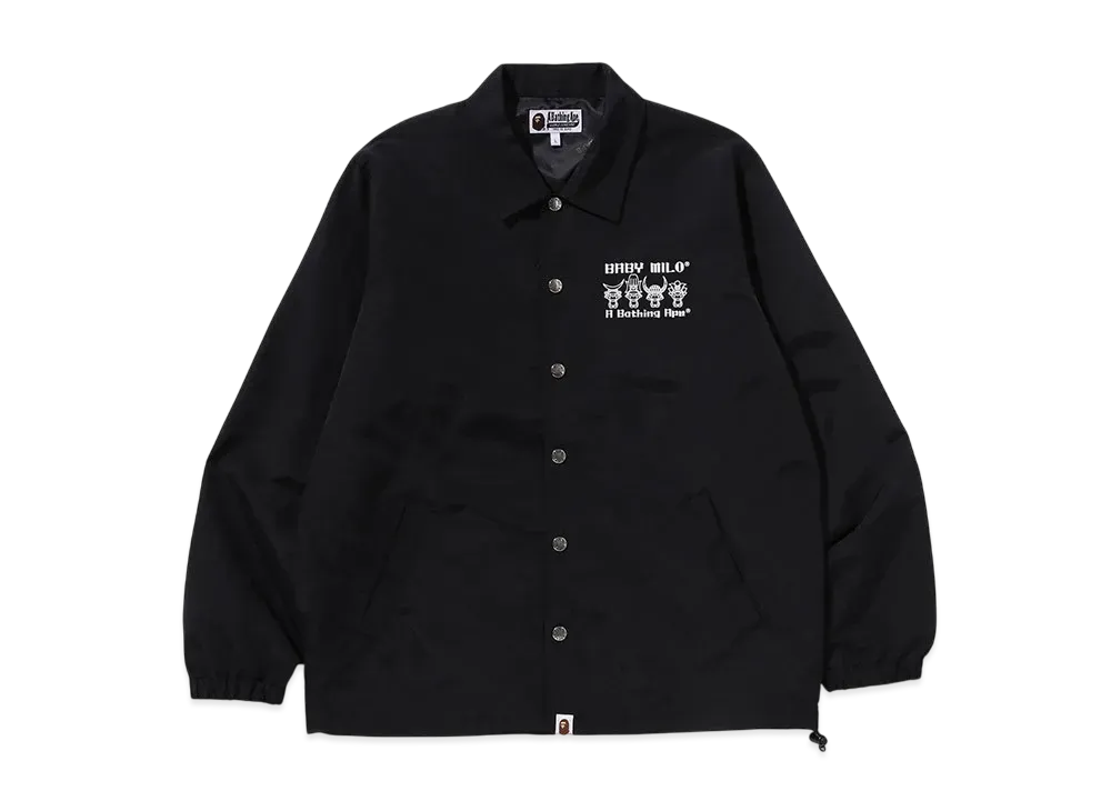 A BATHING APE Kyoto Baby Milo Samurai Coach Jacket "Black"