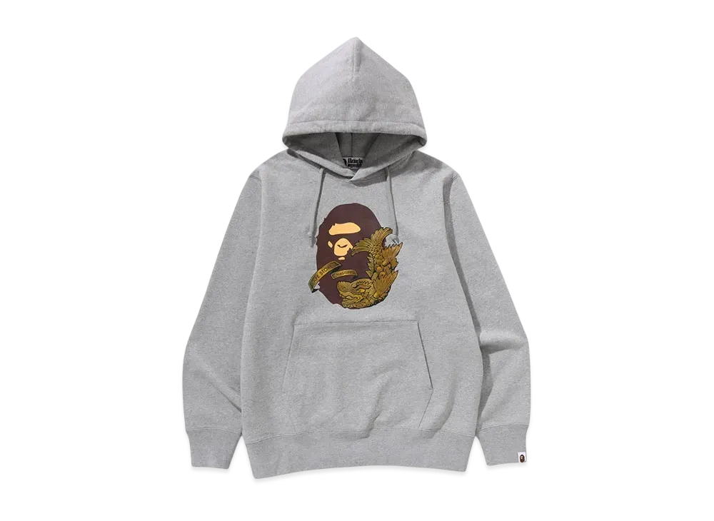 A BATHING APE Nagoya Pullover Hoodie "Gray"