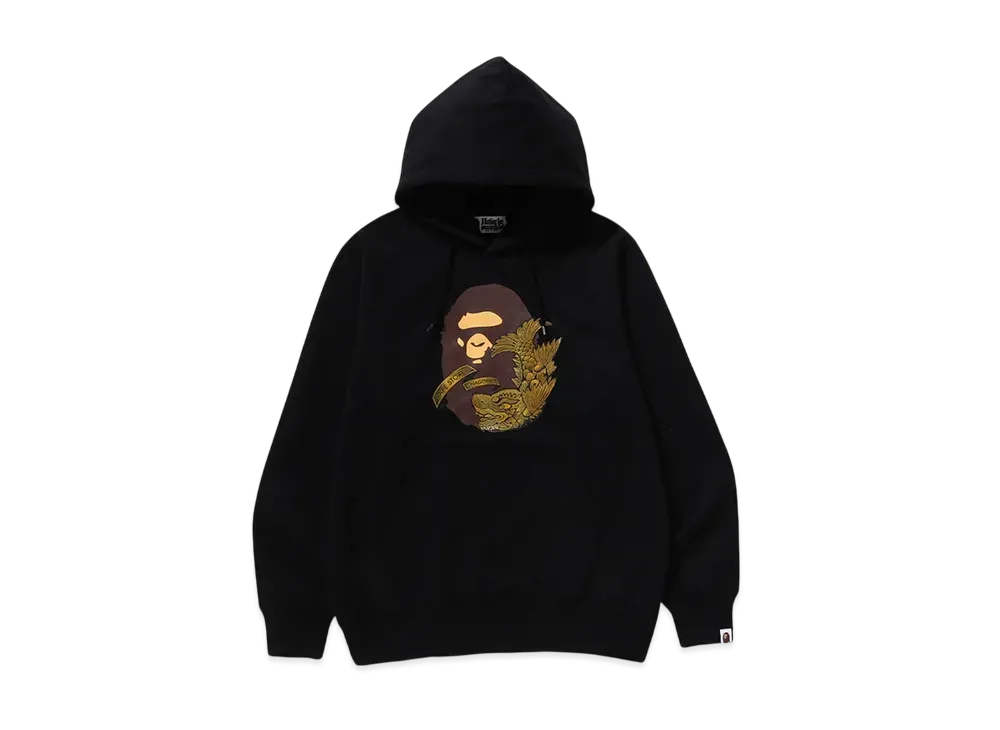 A BATHING APE Nagoya Pullover Hoodie "Black"