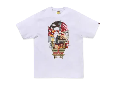 A BATHING APE Fukuoka Tee "White"