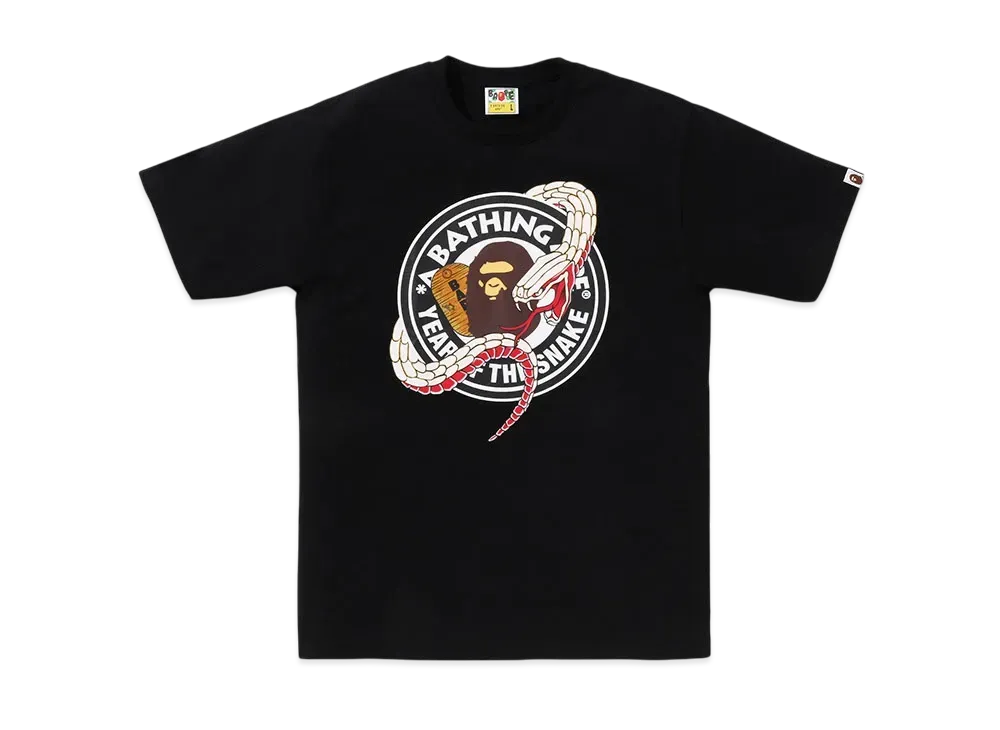 A BATHING APE Year Of The Snake Tee "Black"