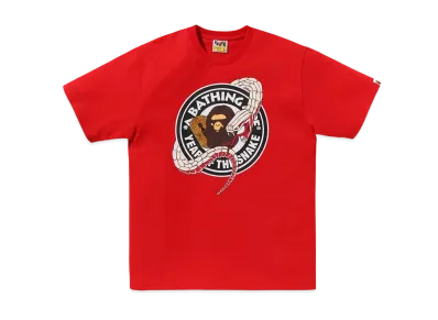 A BATHING APE Year Of The Snake Tee "Red"