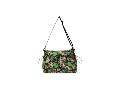 A BATHING APE All Friends Large Tote Bag "Green"
