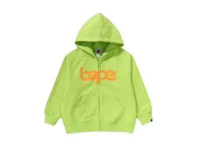 A BATHING APE Bape Relaxed Fit Pigment Dye Zip Hoodie "Green"