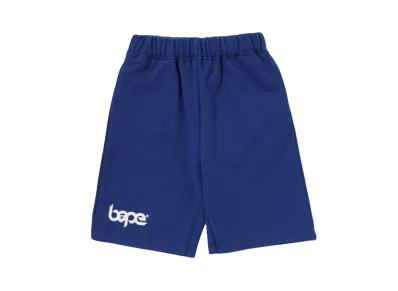 A BATHING APE Bape Pigment Dye Sweat Shorts "Blue"