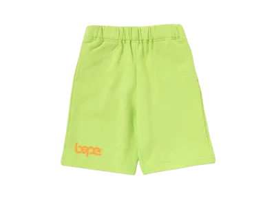 A BATHING APE Bape Pigment Dye Sweat Shorts "Green"