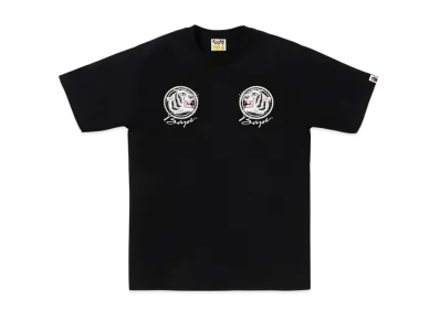 A BATHING APE Tiger Souvenir Tee "Black"