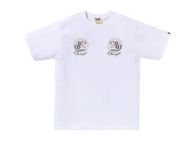 A BATHING APE Tiger Souvenir Tee "White"