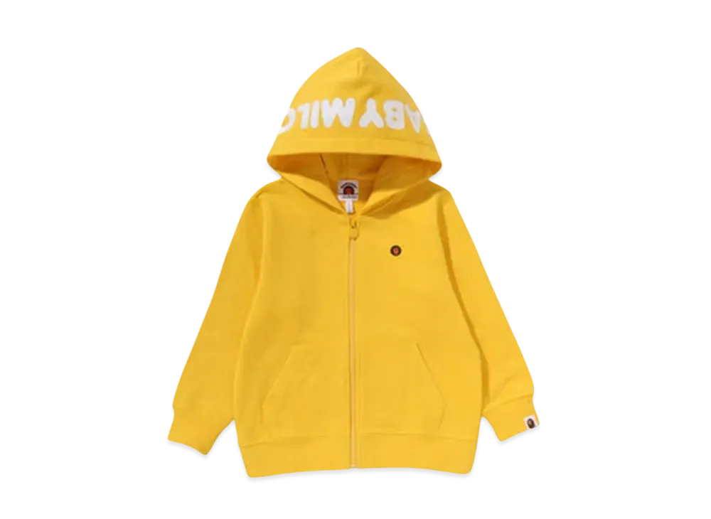 A BATHING APE Milo Face Zip Hoodie "Yellow"