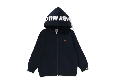 A BATHING APE Milo Face Zip Hoodie "Navy"
