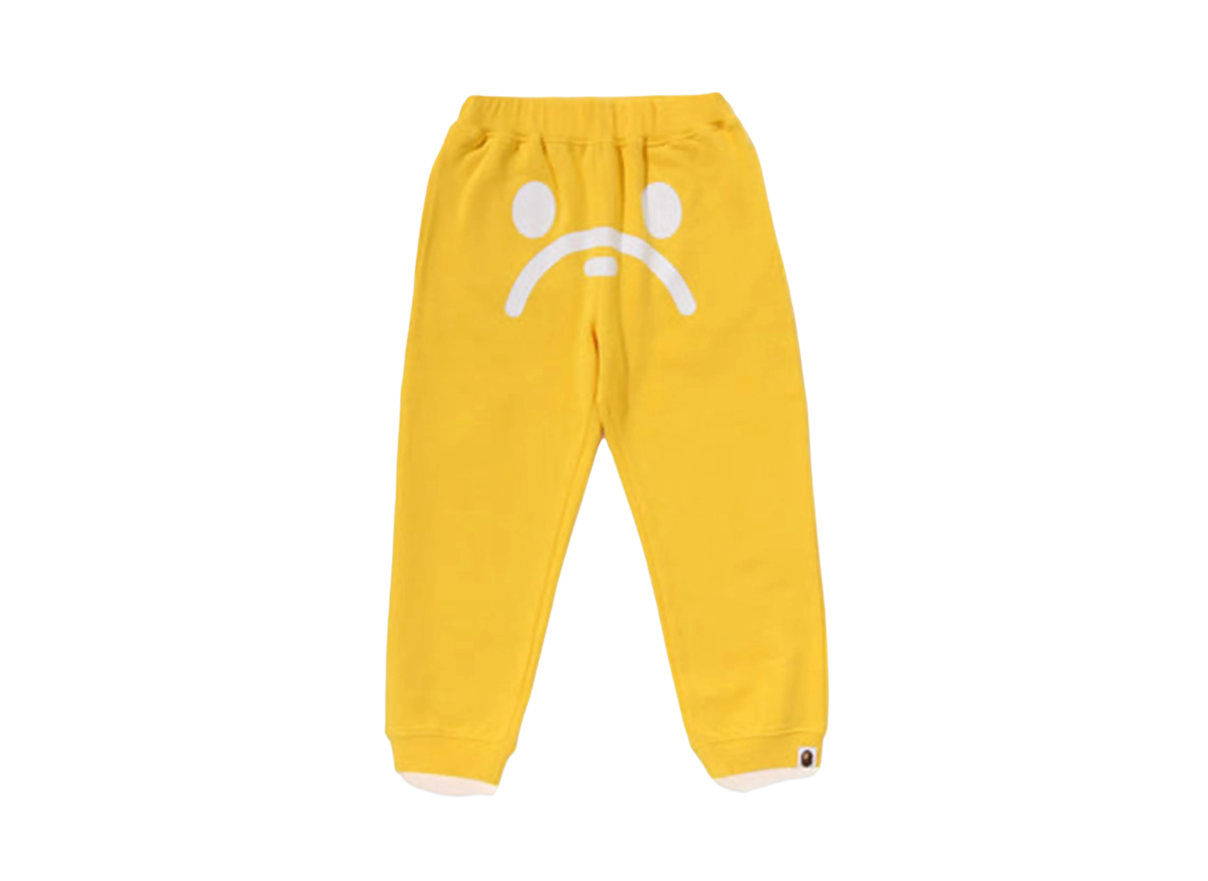 A BATHING APE Milo Face Sweat Pants "Yellow"