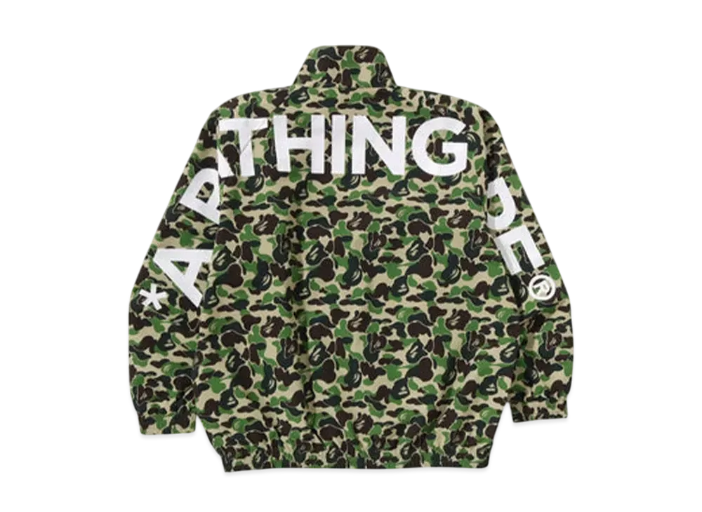 A BATHING APE Abc Camo Track Jacket "Green"
