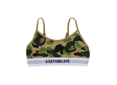 A BATHING APE Abc Camo Sport Bra "Green"