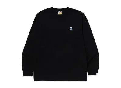 A BATHING APE Abc Camo One Point Ls Tee "Black/Blue"