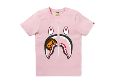 A BATHING APE Milo Shark Tee "Pink"