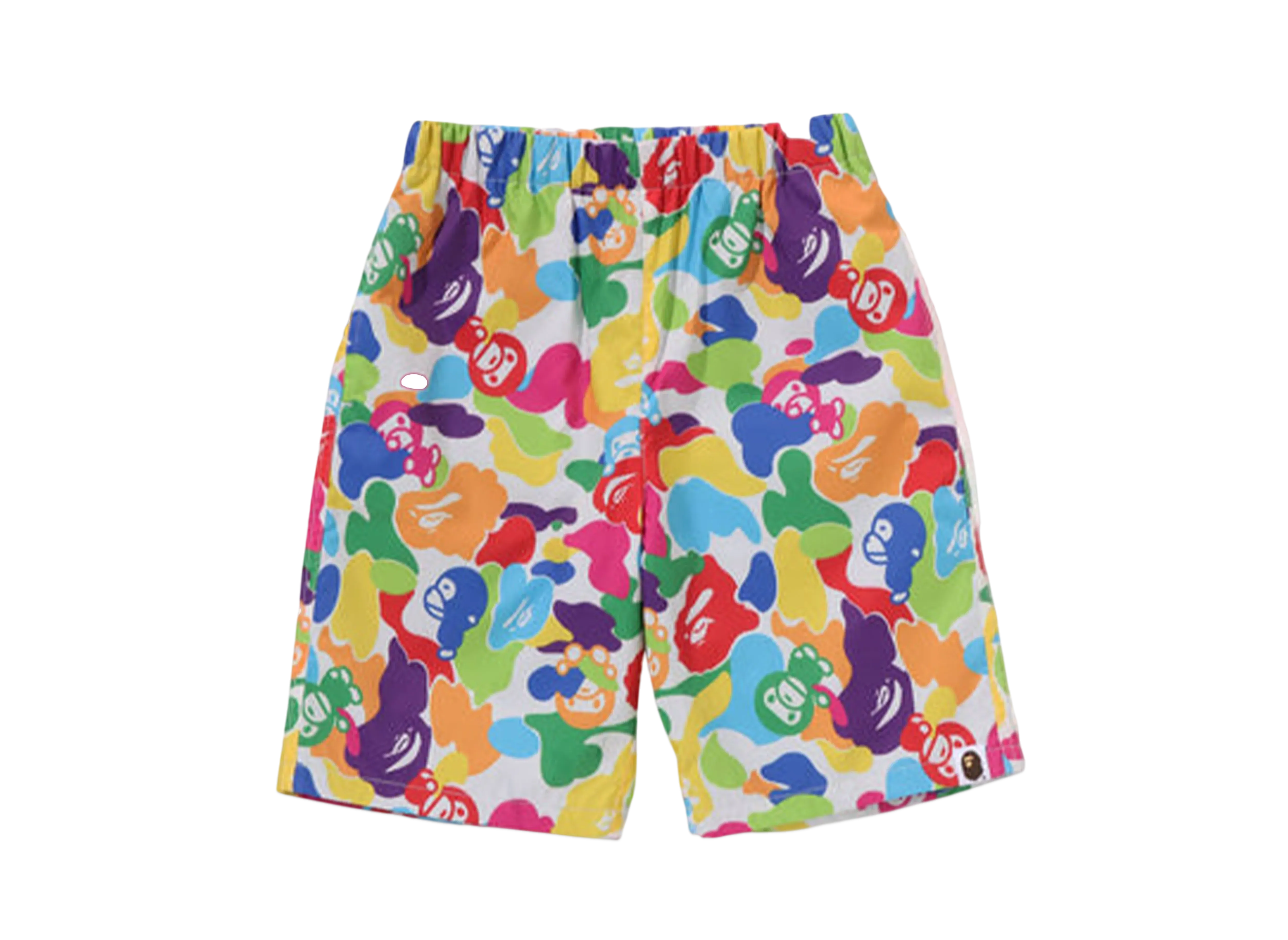 A BATHING APE Milo Abc Multi Beach Shorts "Multi"
