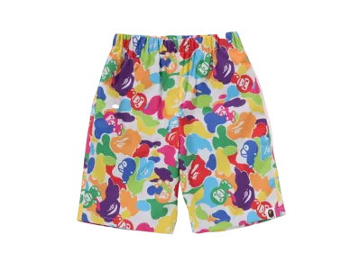 A BATHING APE Milo Abc Multi Beach Shorts "Multi"
