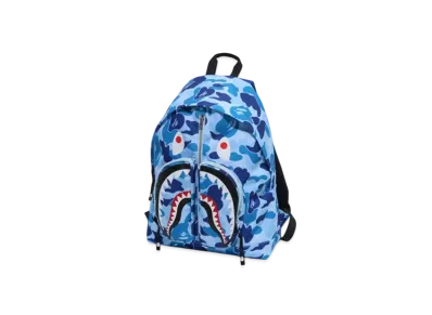 A BATHING APE Abc Camo Shark Daypack "Blue"