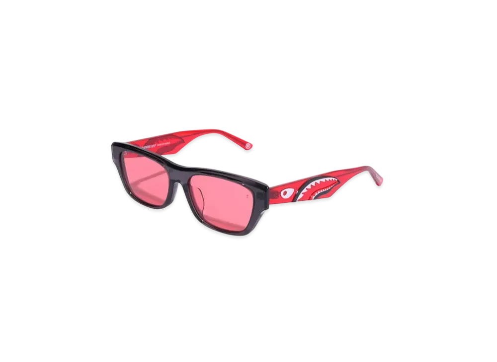 A BATHING APE Shark Sunglasses #3 "Red"
