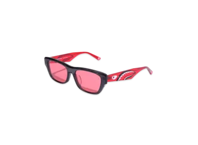 A BATHING APE Shark Sunglasses #3 "Red"
