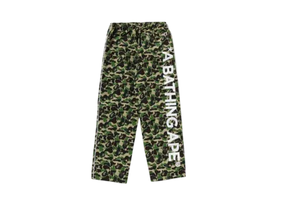 A BATHING APE Abc Camo Track Pants "Green"